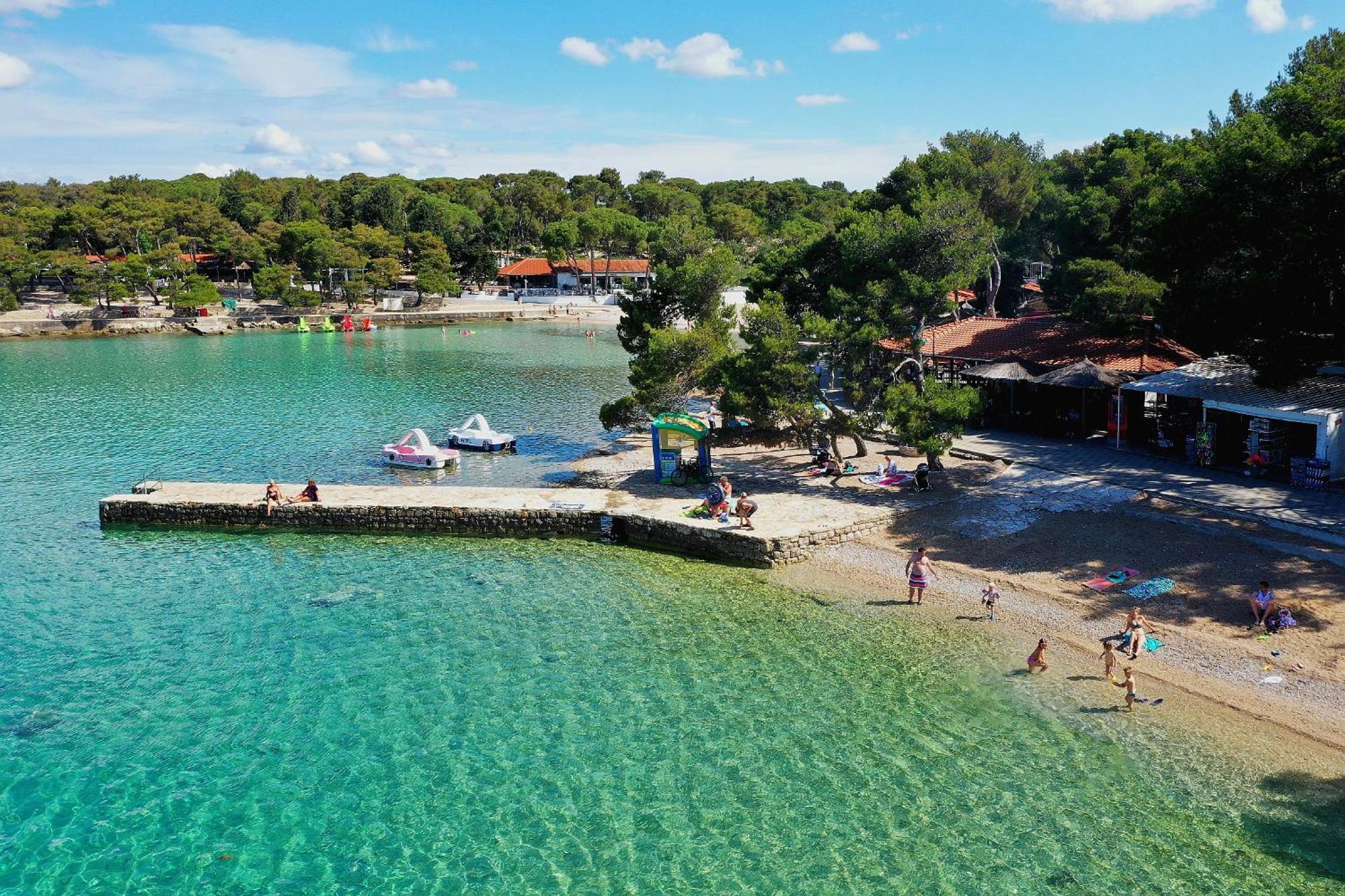 Camping Park Soline Mobile Homes Biograd Na Moru Buitenkant foto