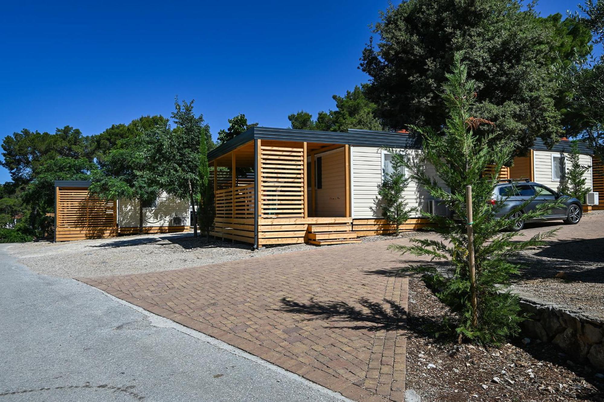 Camping Park Soline Mobile Homes Biograd Na Moru Buitenkant foto