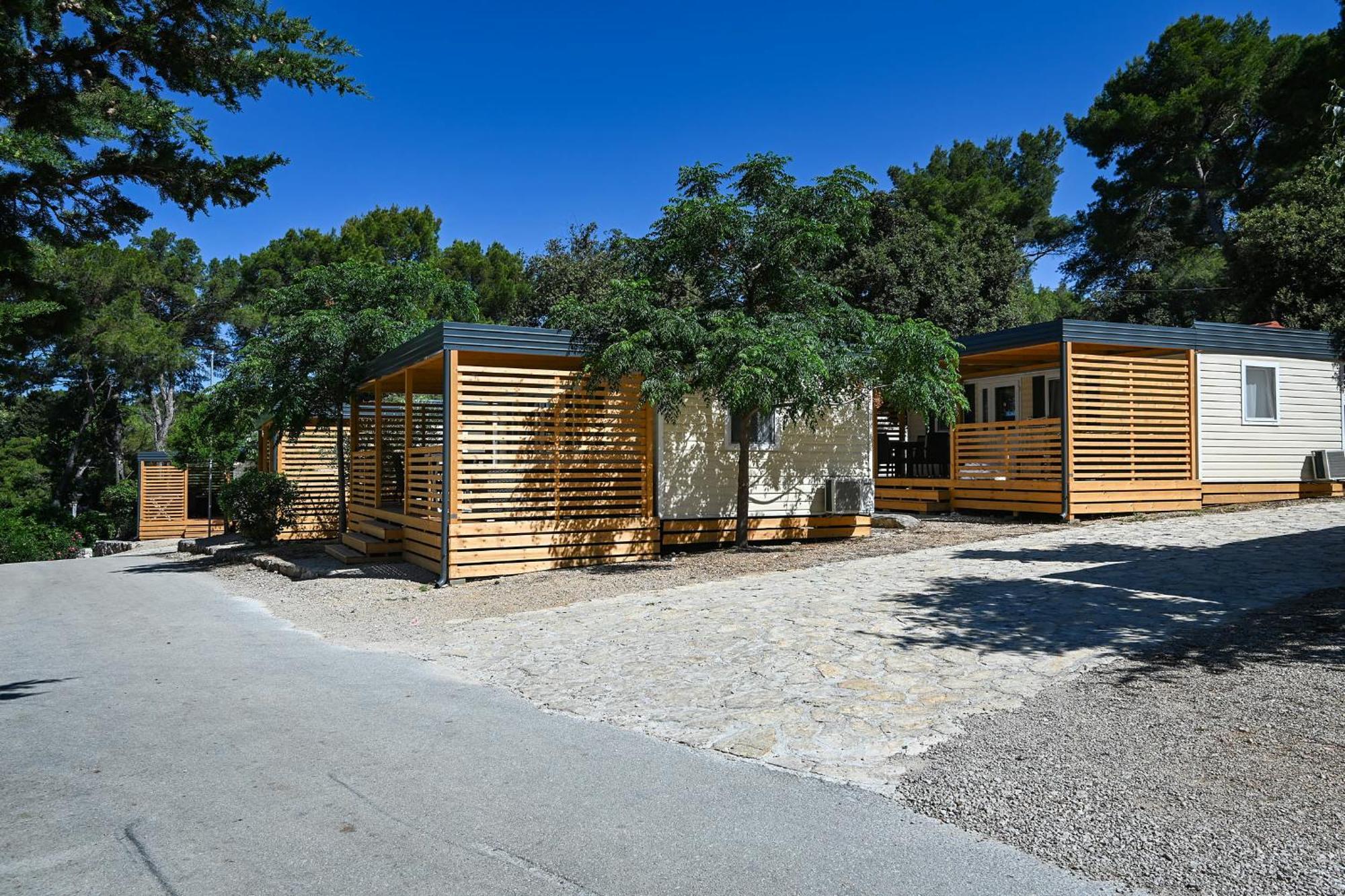 Camping Park Soline Mobile Homes Biograd Na Moru Buitenkant foto