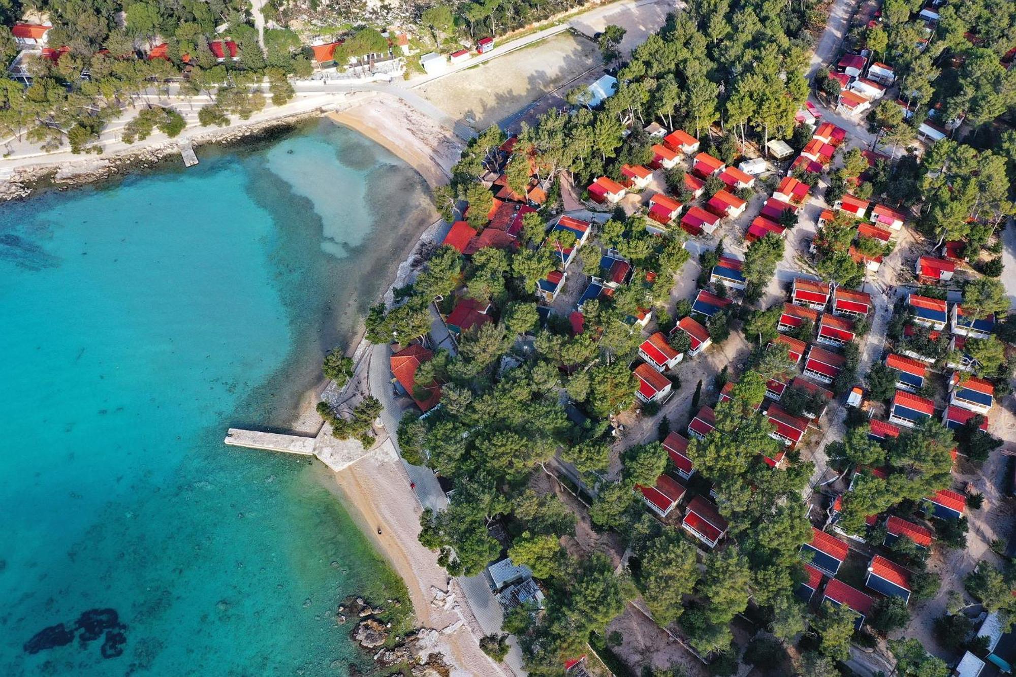 Camping Park Soline Mobile Homes Biograd Na Moru Buitenkant foto