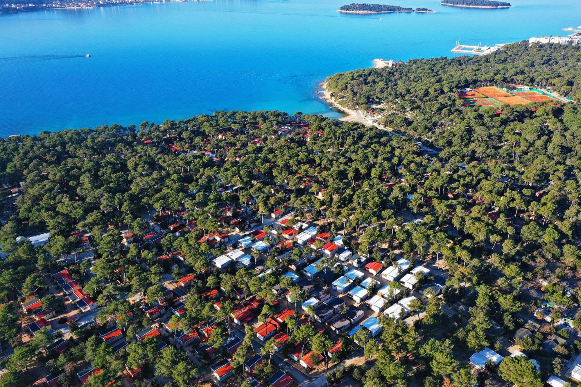 Camping Park Soline Mobile Homes Biograd Na Moru Buitenkant foto