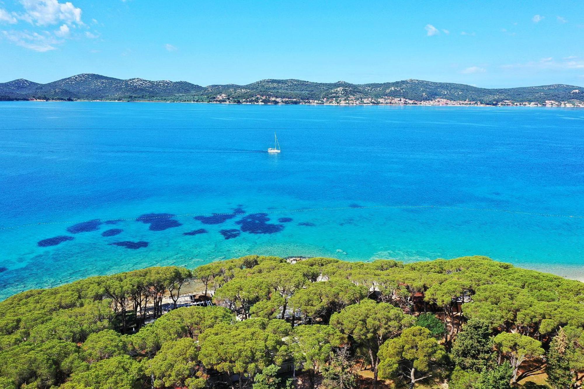 Camping Park Soline Mobile Homes Biograd Na Moru Buitenkant foto