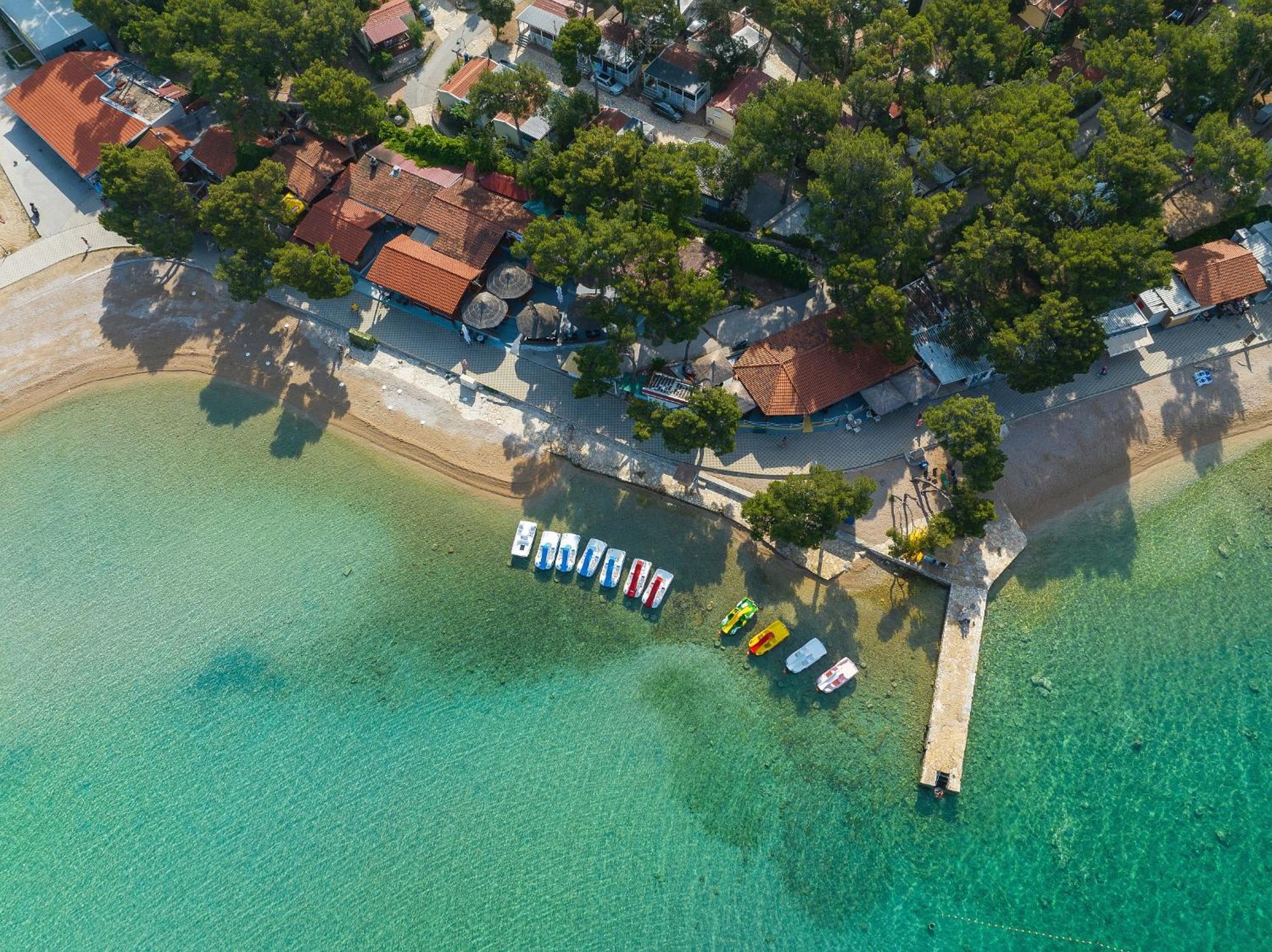 Camping Park Soline Mobile Homes Biograd Na Moru Buitenkant foto