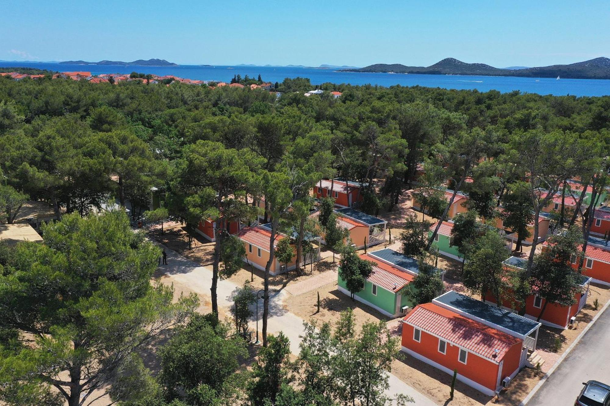 Camping Park Soline Mobile Homes Biograd Na Moru Buitenkant foto